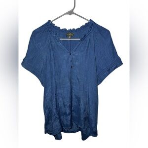 Wonderly Solid Color Women’s Top EUC